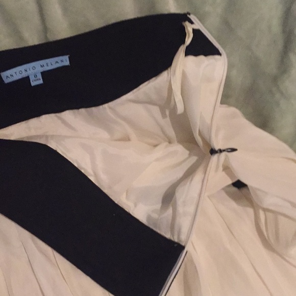 Antonio Melani high waisted silk wool skirt - Picture 3 of 4